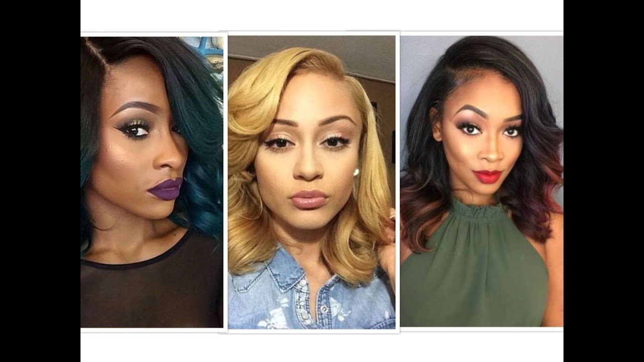 Lovely Colored Shoulder Length Hairstyles For Black Women (View 12 of 20)