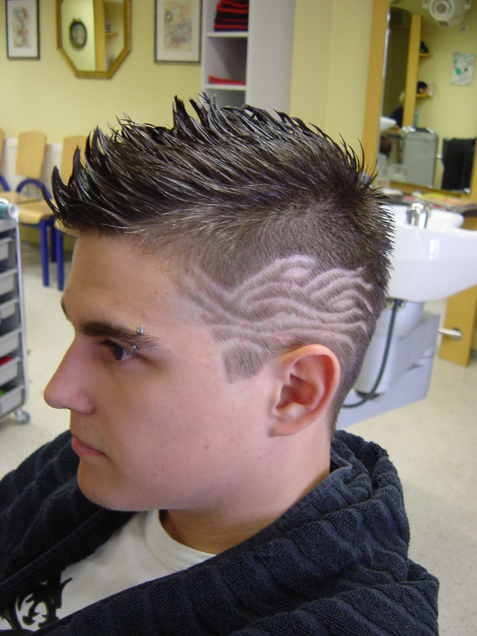 Men's Hair, Haircuts, Fade Haircuts, Short, Medium, Long, Buzzed In Well Liked High Mohawk Hairstyles With Side Undercut And Shaved Design (View 9 of 20)