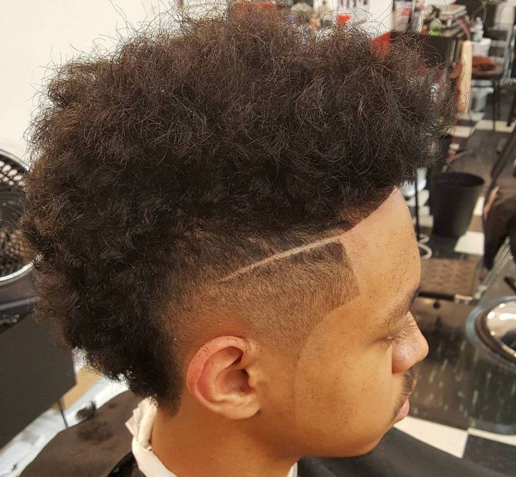Mohawk Haircut: 15 Curly, Short, Long Mohawk Hairstyles For Men Regarding Current Mohawk Haircuts With Blonde Highlights (View 4 of 20)