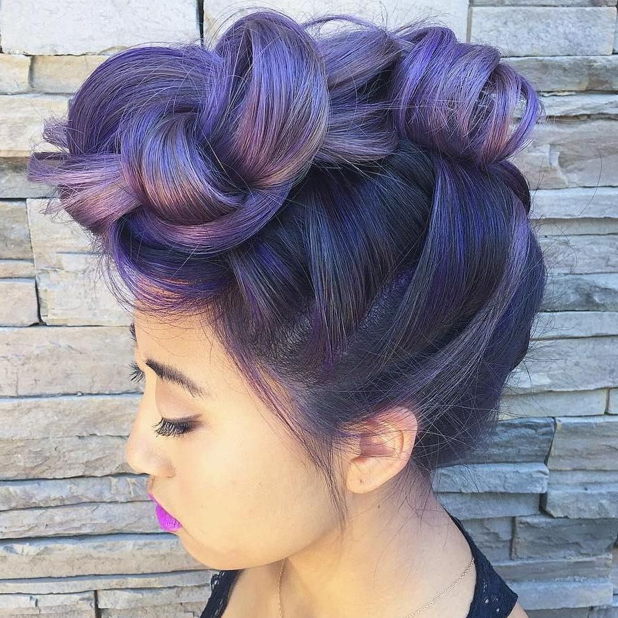 Mohawk Throughout Recent Lavender Ombre Mohawk Hairstyles (View 1 of 20)