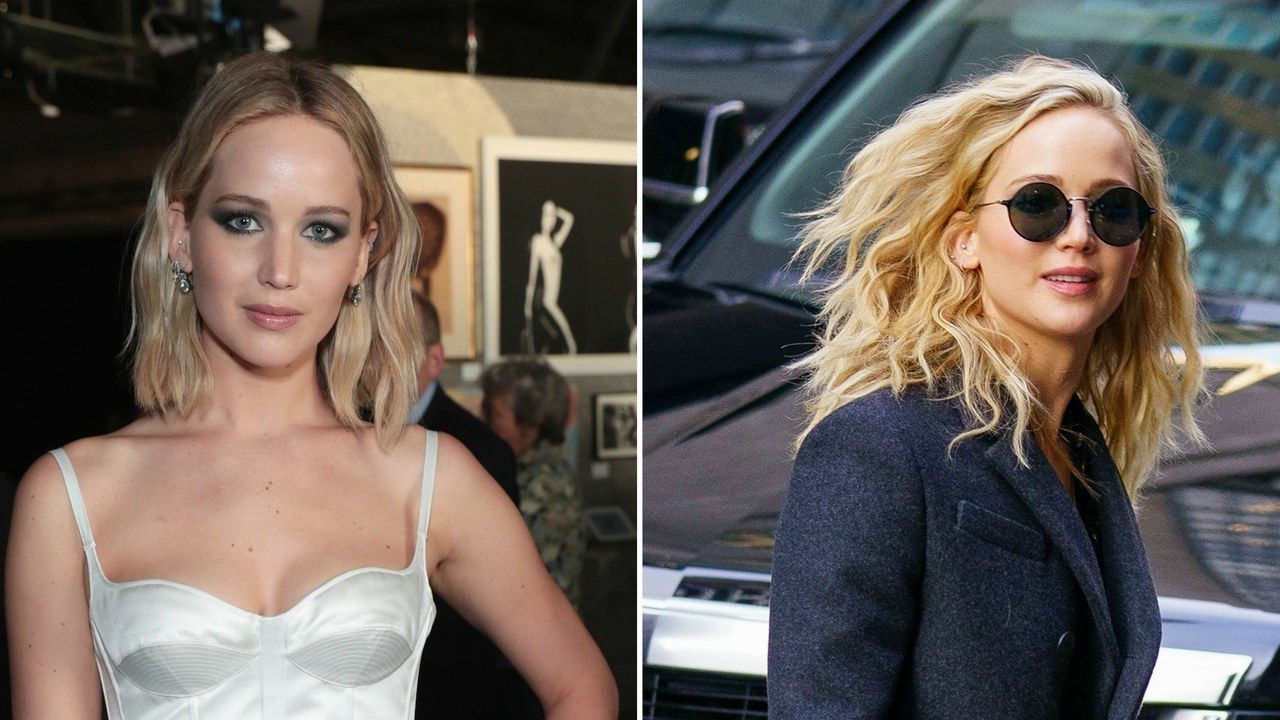 Most Current Jennifer Lawrence Medium Hairstyles In Jennifer Lawrence Debuts Shoulder Length Lob Haircut For Summer – Allure (View 17 of 20)
