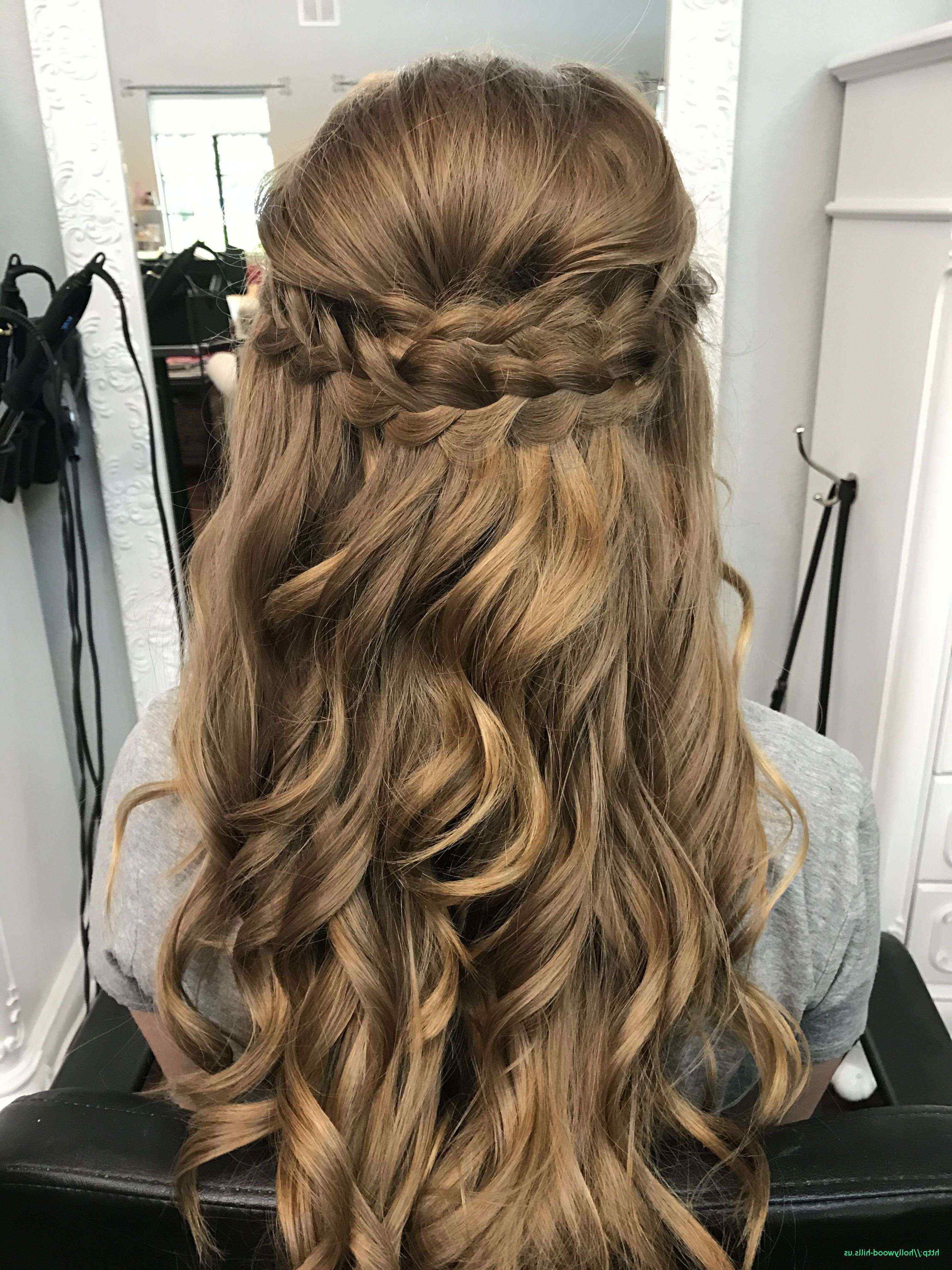 Most Recent Wedding Half Up Medium Hairstyles Throughout Homecoming Hairstyles For Medium Length Half Up Curls Awesome Home (View 14 of 20)