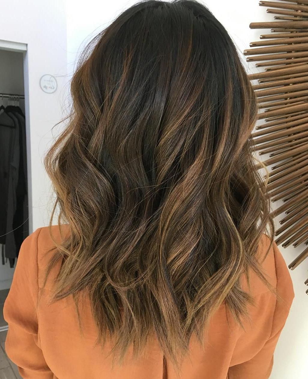 Most Recently Released Highlighted Medium Hairstyles Pertaining To 60 Balayage Hair Color Ideas With Blonde, Brown, Caramel And Red (View 1 of 20)