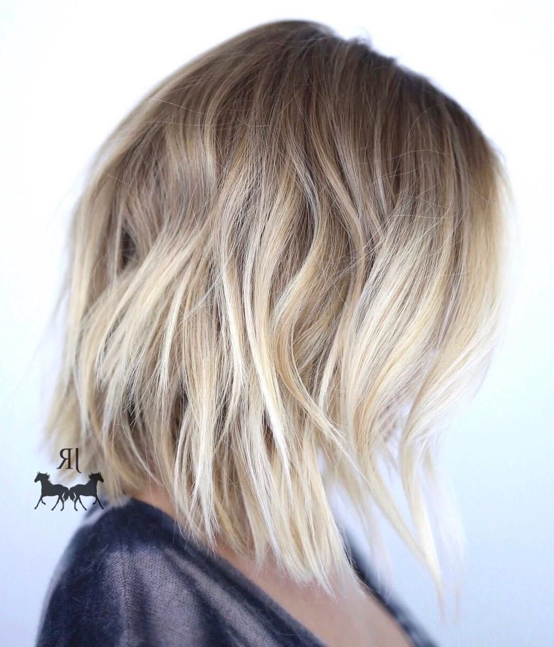 Most Recently Released Straight Rounded Lob Hairstyles With Chunky Razored Layers Within 60 Beautiful And Convenient Medium Bob Hairstyles (View 8 of 20)