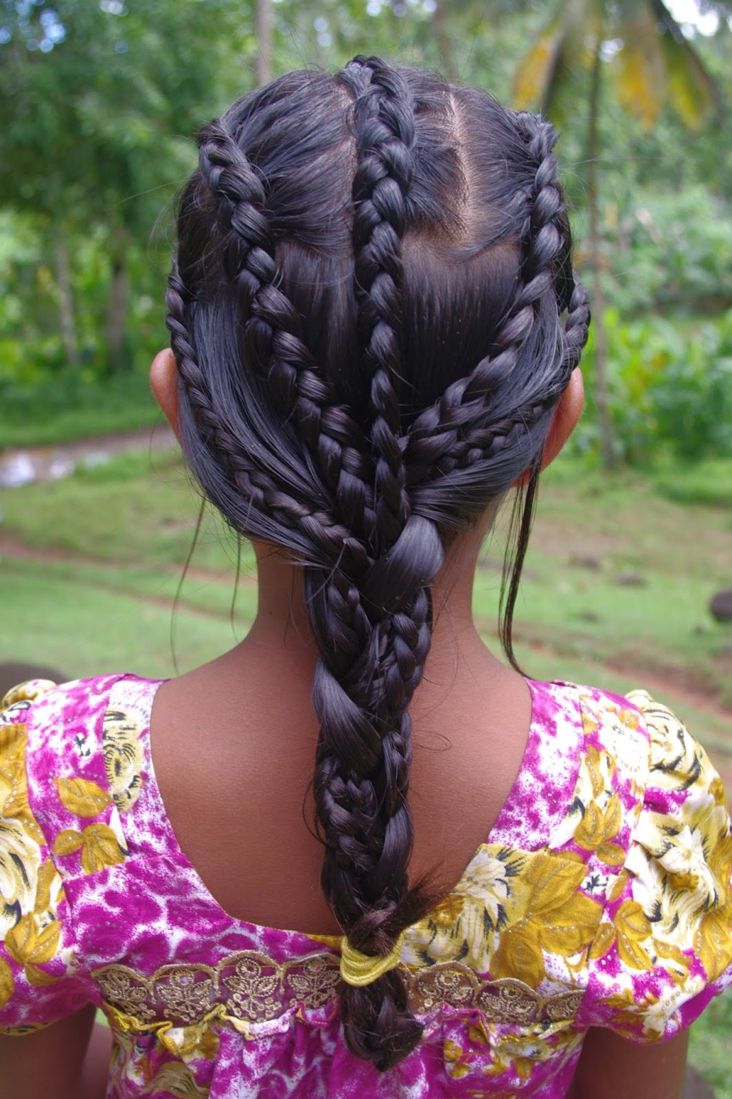 Most Up To Date Mohawk Hairstyles With Multiple Braids For Braids & Hairstyles For Super Long Hair: Micronesian Girl~ Multi (Gallery 19 of 20)