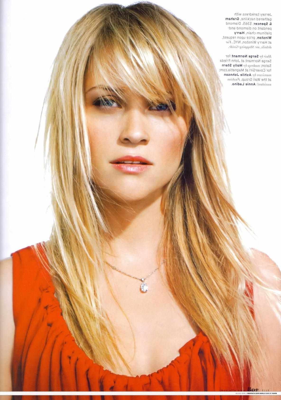 Most Up To Date Platinum Layered Side Part Hairstyles Regarding Fashion And Makeup Reese Witherspoon Hair With Long Layers U (View 9 of 20)