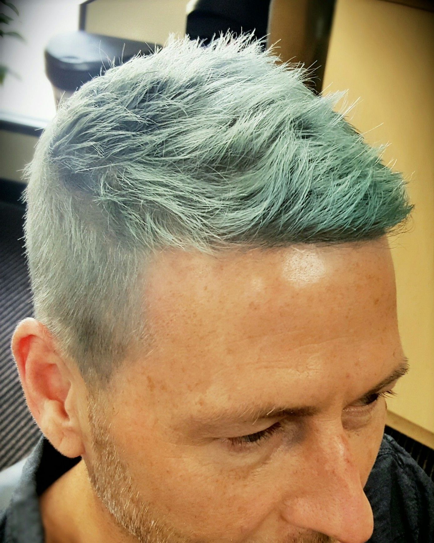 Most Up To Date Steel Colored Mohawk Hairstyles Throughout Guy Tang's #mydentity Mint Of Steel With Charcoal Rootáge (View 7 of 20)
