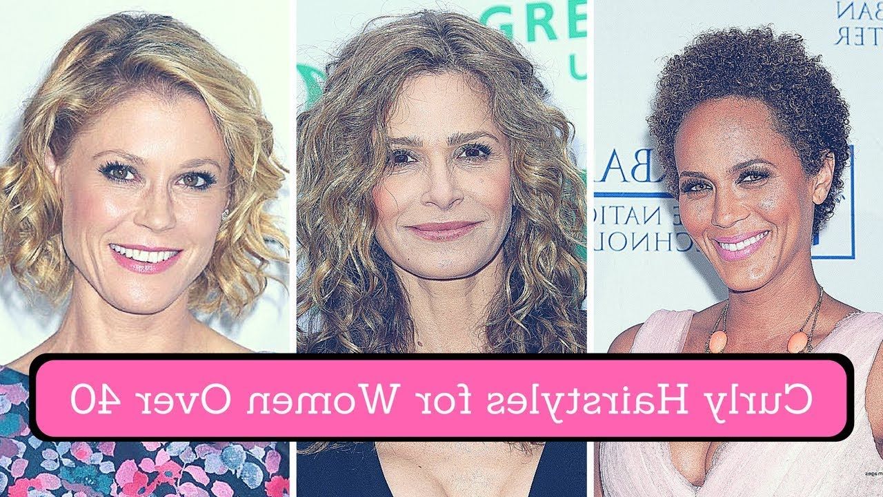 Newest Medium Haircuts For Older Women With Curly Hair Within Curly Hairstyles For Women Over 40 (2018) – Short, Medium, Long (View 15 of 20)