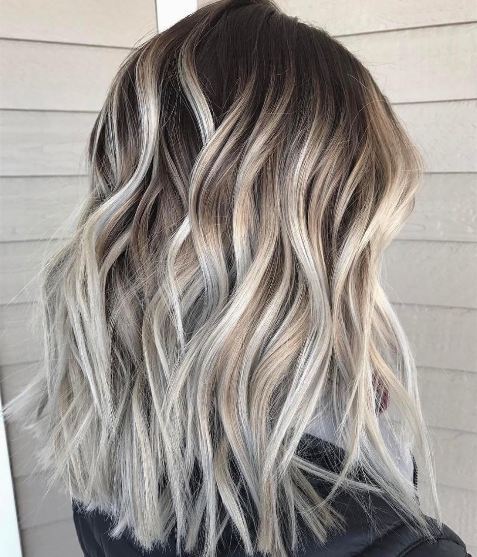 Photo Gallery Of Textured Medium Length Look Blonde Hairstyles Inside Current Textured Medium Hairstyles (View 6 of 20)