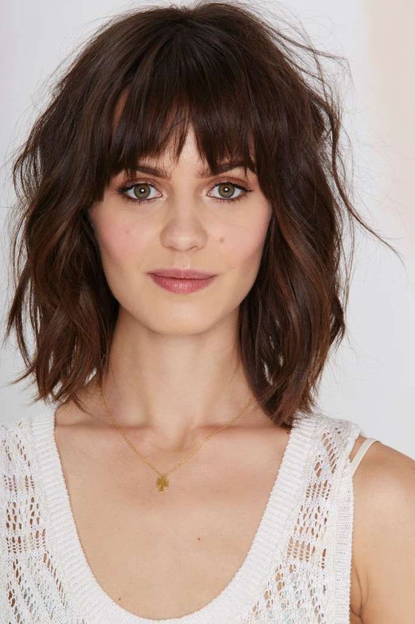 20 Best Collection of Full Fringe Medium Hairstyles