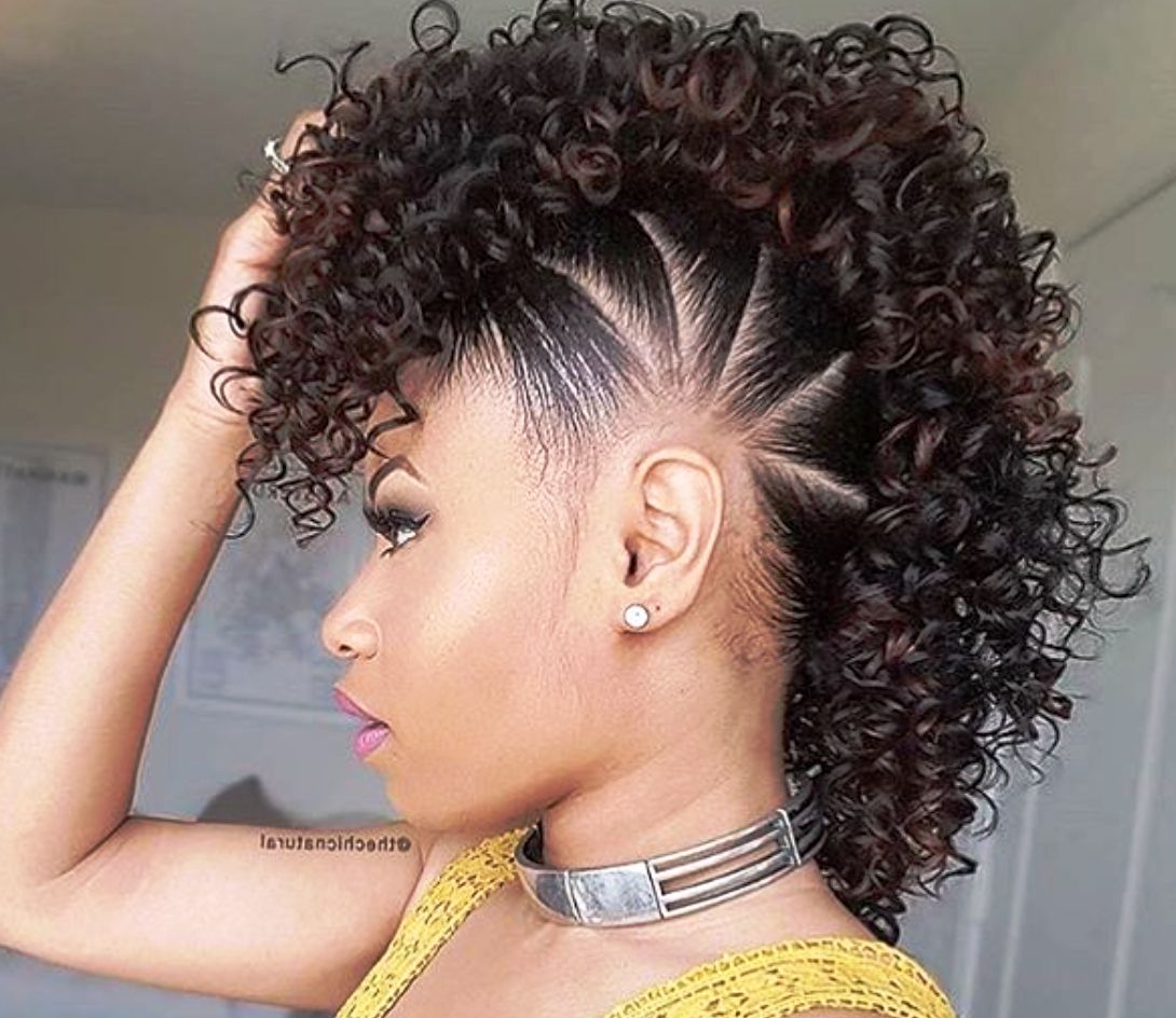 Popular Twist Curl Mohawk Hairstyles With You Can Create Great Hairdos With Braids Hairstyles – Fantasies Hair (Gallery 19 of 20)