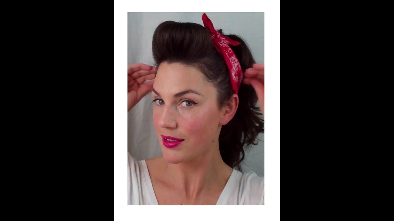 Preferred 1950s Medium Hairstyles Throughout 6 Pin Up Looks For Beginners ( Quick And Easy Vintage/ Retro (View 3 of 20)