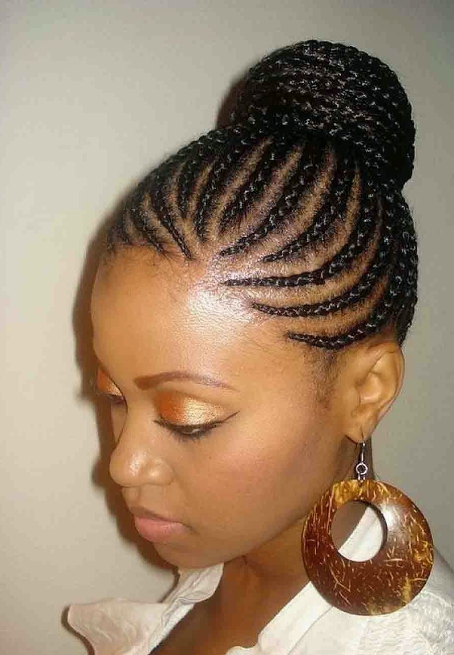 Preferred Black Girls Medium Hairstyles Regarding Women Hairstyle : Alluring Braid Hairstyles For Girls Braided Little (Gallery 19 of 20)