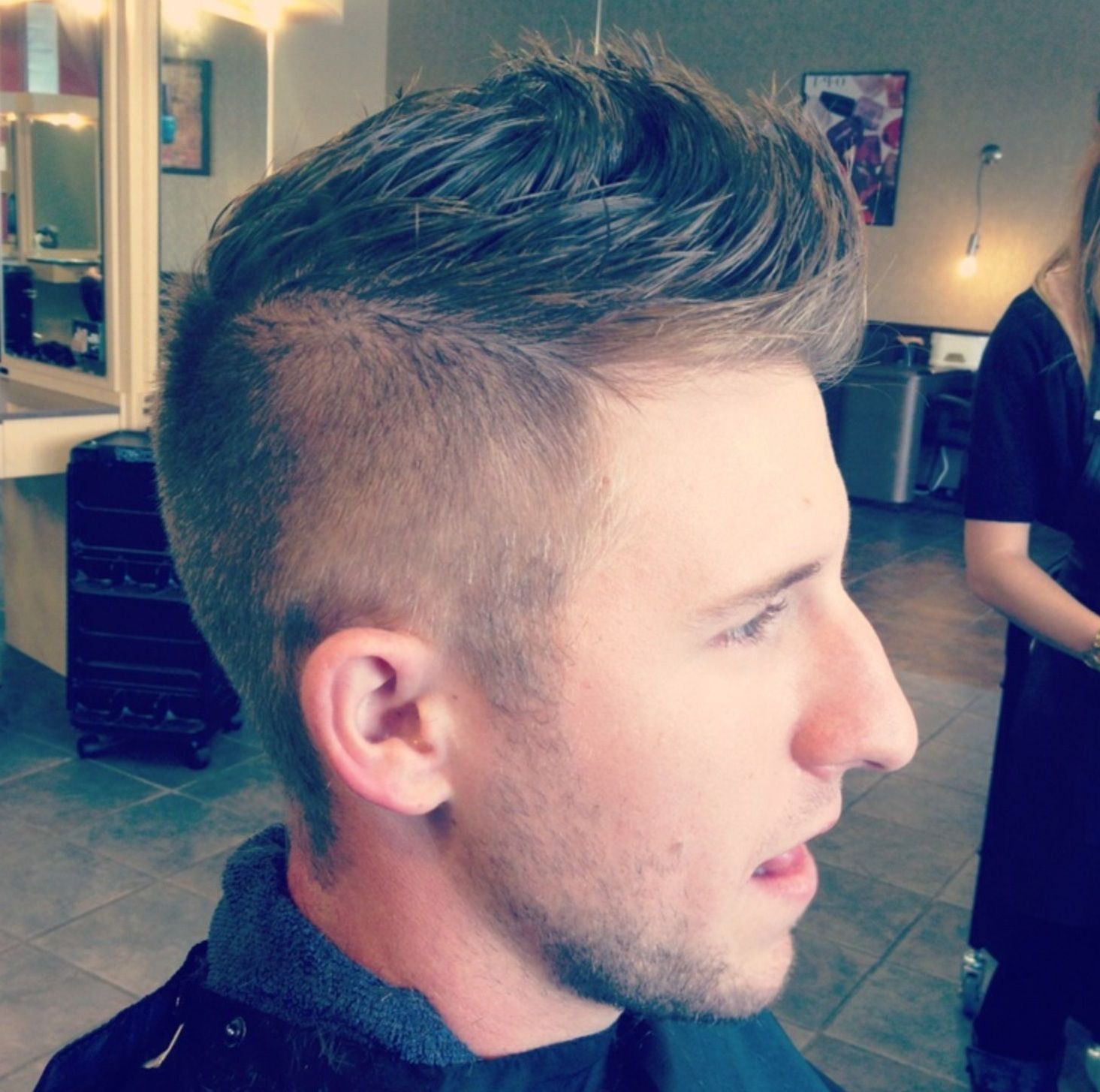 Recent Amber Waves Of Faux Hawk Hairstyles With Mens Cut. Faux Hawk. Disconnected Haircut. American Crew (View 10 of 20)