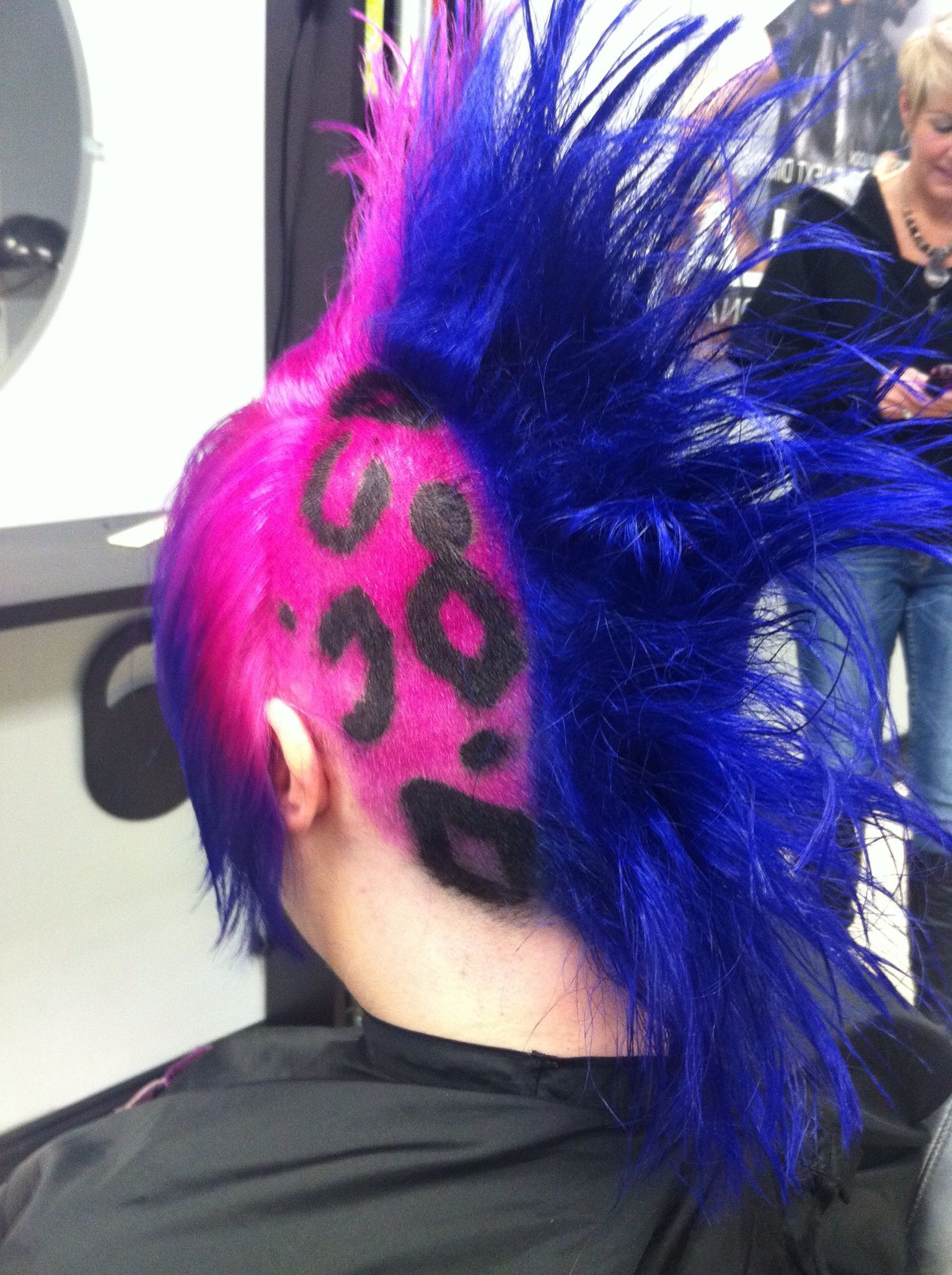 Sarah G Within Well Liked Pink And Purple Mohawk Hairstyles (View 12 of 20)