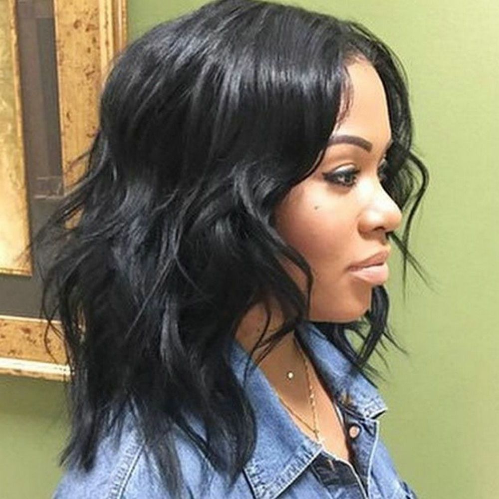 Shoulder Length Weave Hairstyles For Black Women 50 Best Medium Within Well Known Medium Haircuts For Black Women (View 1 of 20)