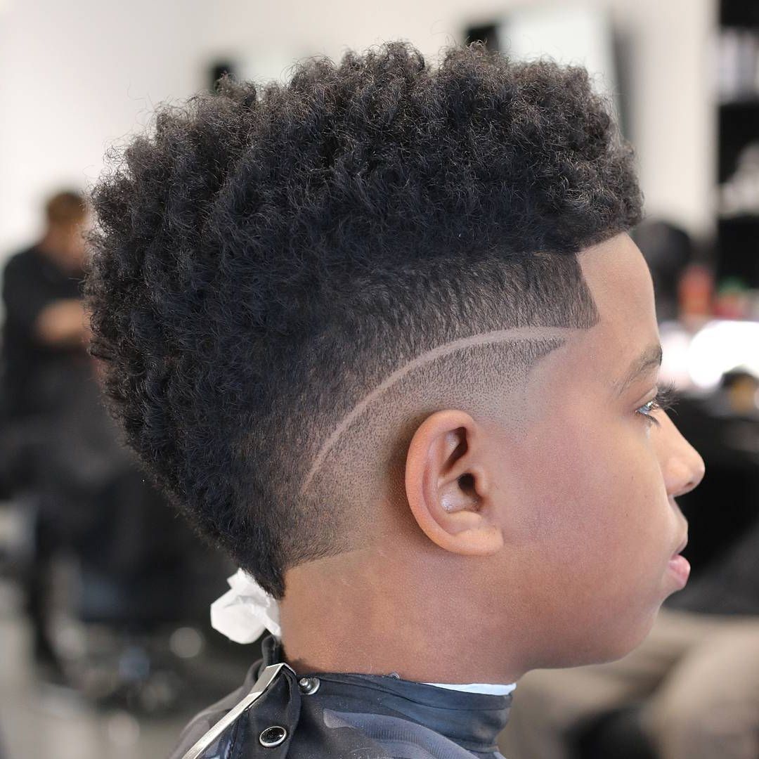 The Best Haircuts For Black Boys Intended For Most Recent Mohawks Hairstyles With Curls And Design (View 7 of 20)