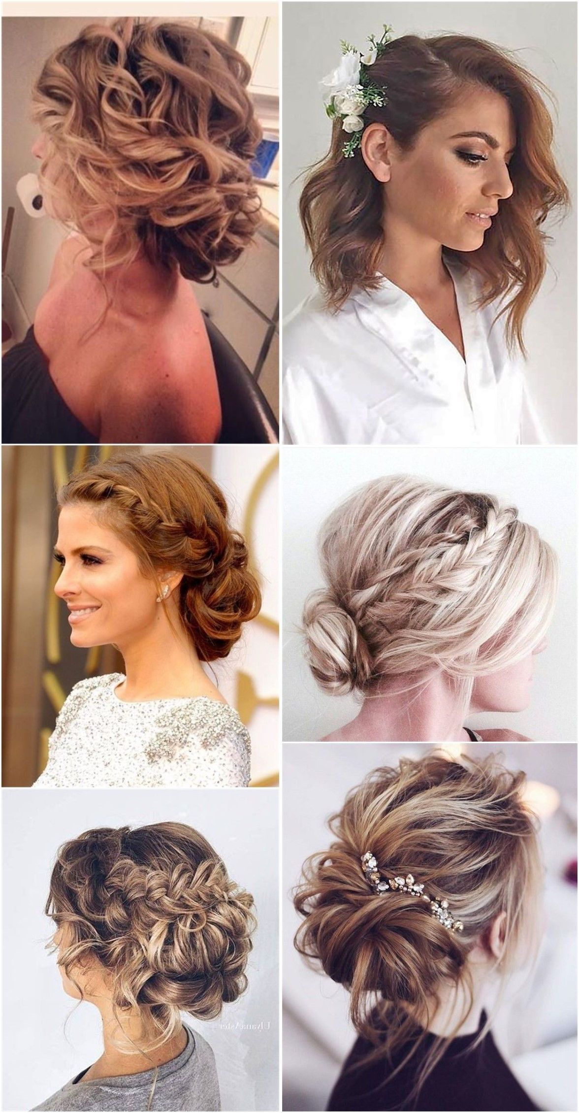 Trendy Bridal Medium Hairstyles Within 24 Lovely Medium Length Hairstyles For 2018 Weddings (View 1 of 20)