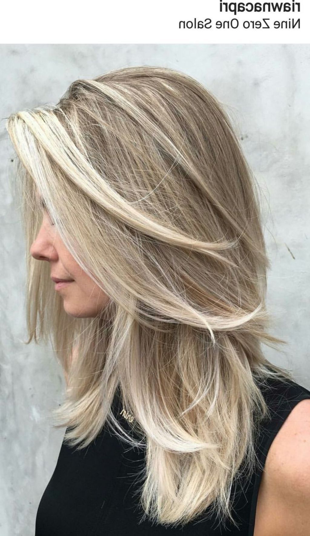 Trendy Shoulder Length Hairstyles With Long Swoopy Layers Inside Medium Hairstyle : Layered Hairstyles For Medium Length Hair With (View 4 of 20)