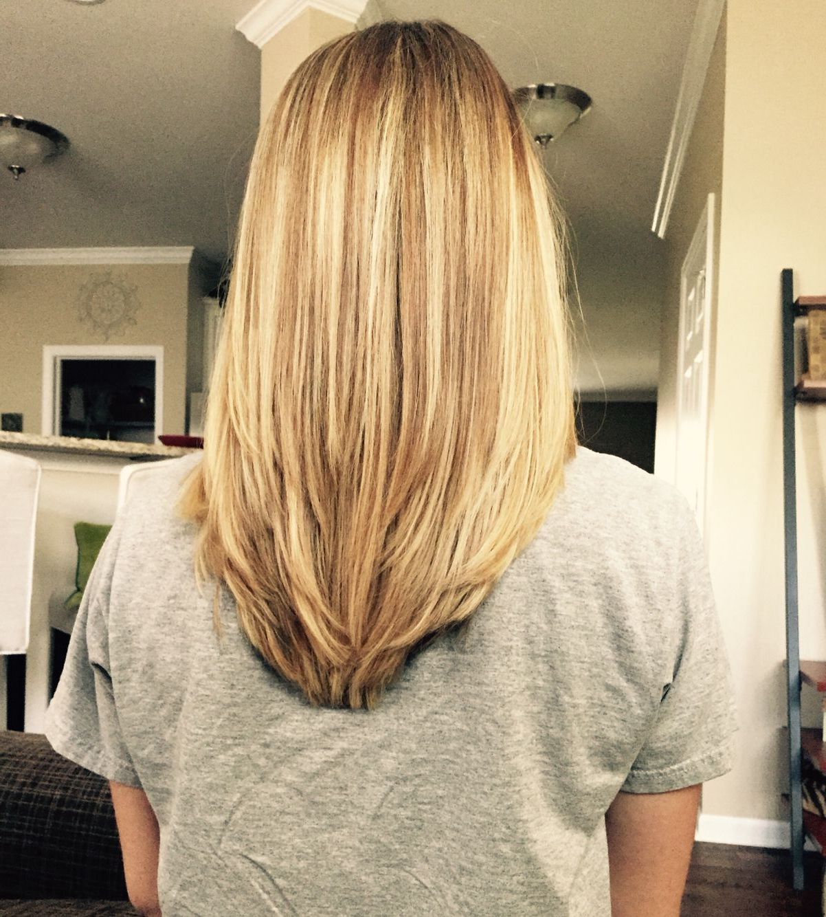 V Shape In The Back With Some Long Layers! My New Hair Style (View 2 of 20)