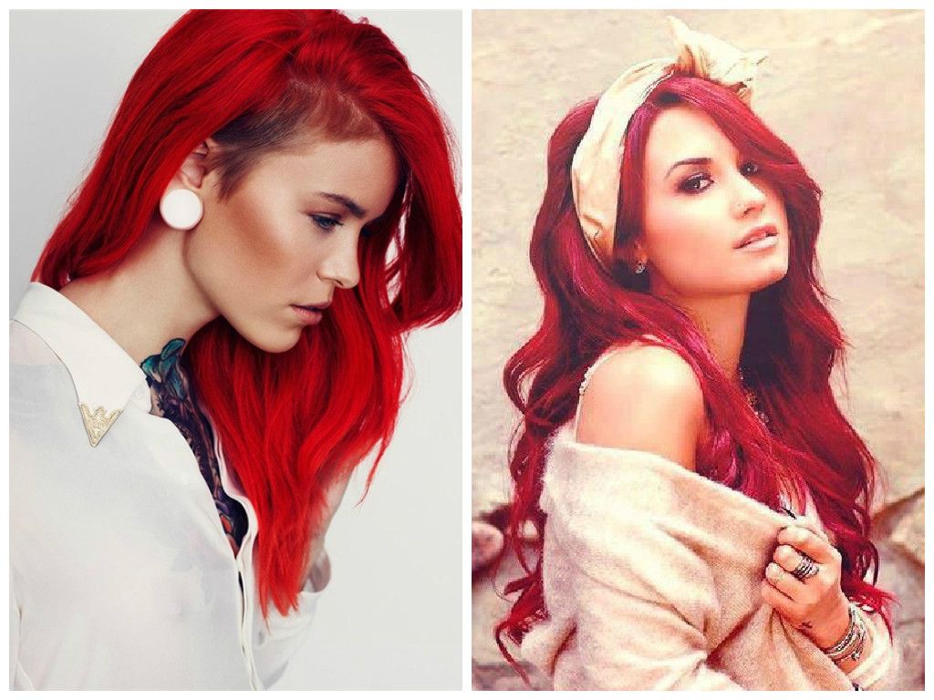 Well Known Fire Red Medium Hairstyles With 5 Creative Hair Dye Ideas – Hair World Magazine (View 14 of 20)