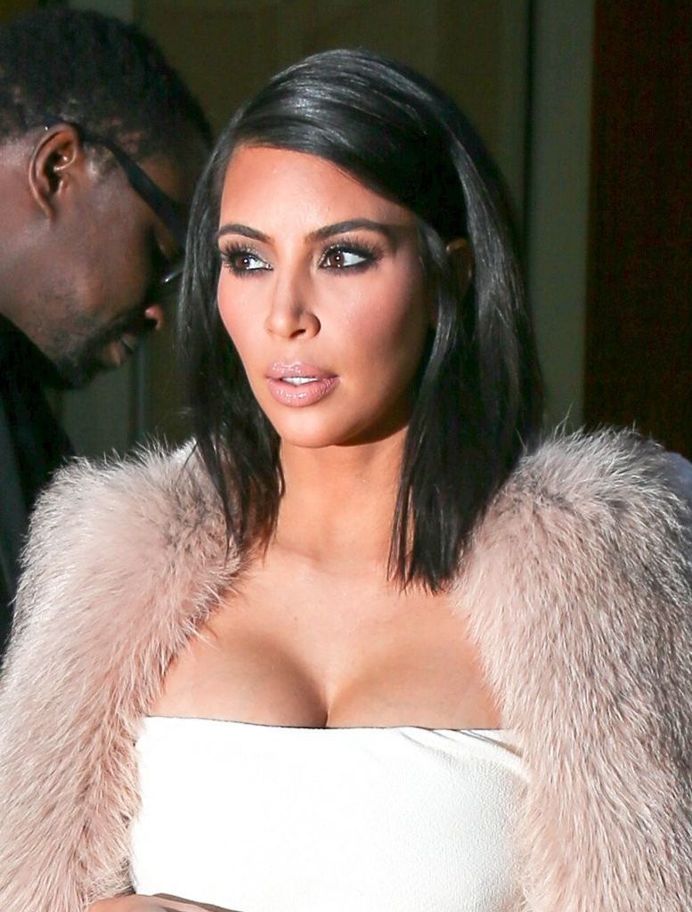 Well Known Kim Kardashian Medium Hairstyles With Regard To Kim Kardashian Shoulder Length Hairstyles – Kim Kardashian Hair (View 4 of 20)