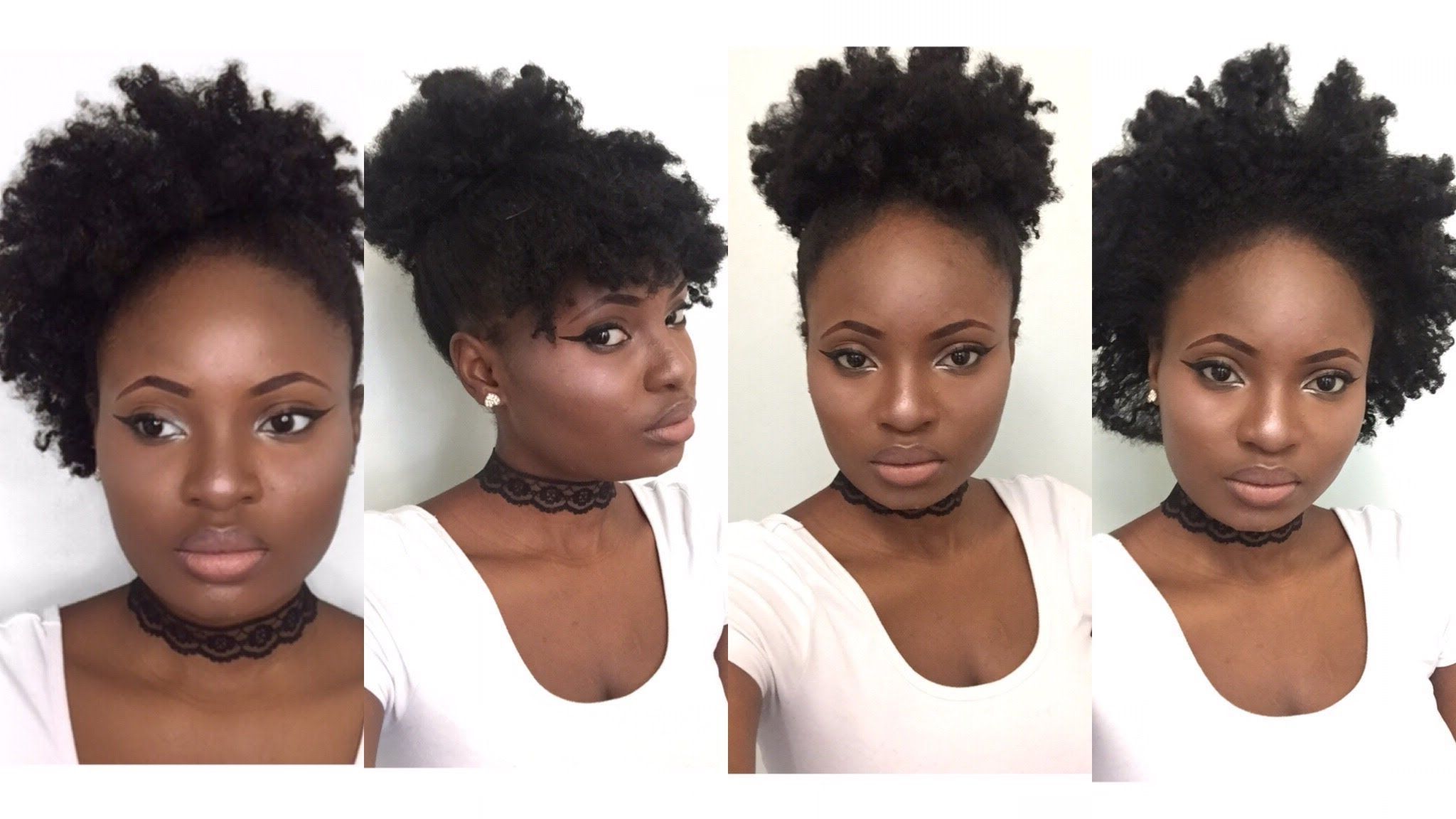 Well Known Medium Haircuts For Kinky Hair With 4 Simple Back To School Hairstyles For Medium Natural Hair (4c (View 4 of 20)
