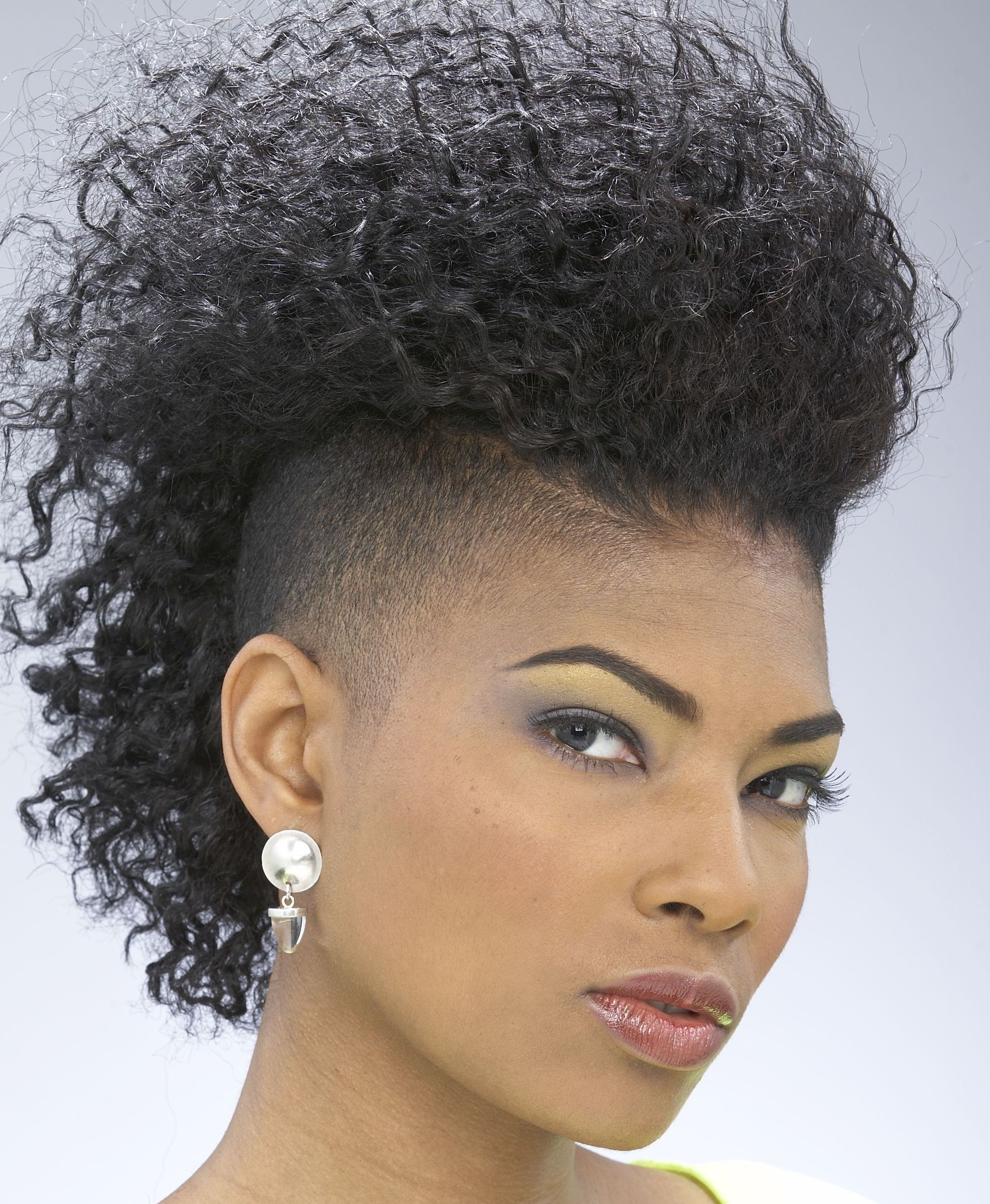 Well Known Short Curly Mohawk Hairstyles Throughout Short Curly Mohawk Hairstyles – Hairstyle For Women & Man (View 2 of 20)