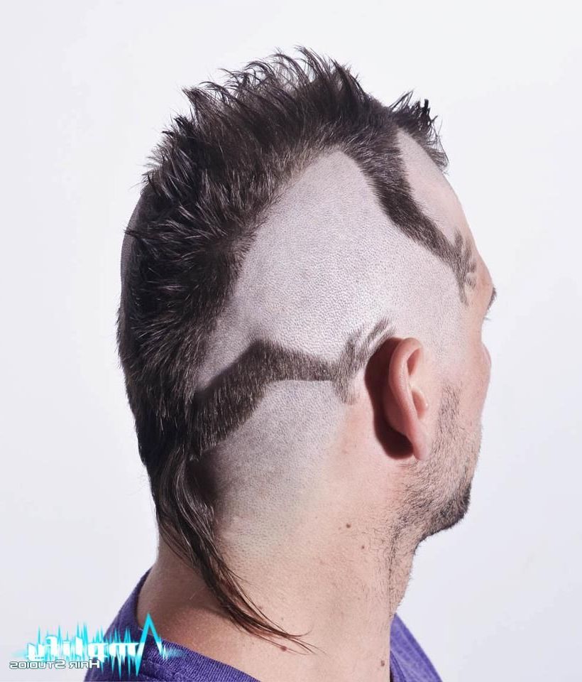 Well Known Thrilling Fauxhawk Hairstyles Inside A Funky Men's Mohawk Haircut (View 13 of 20)