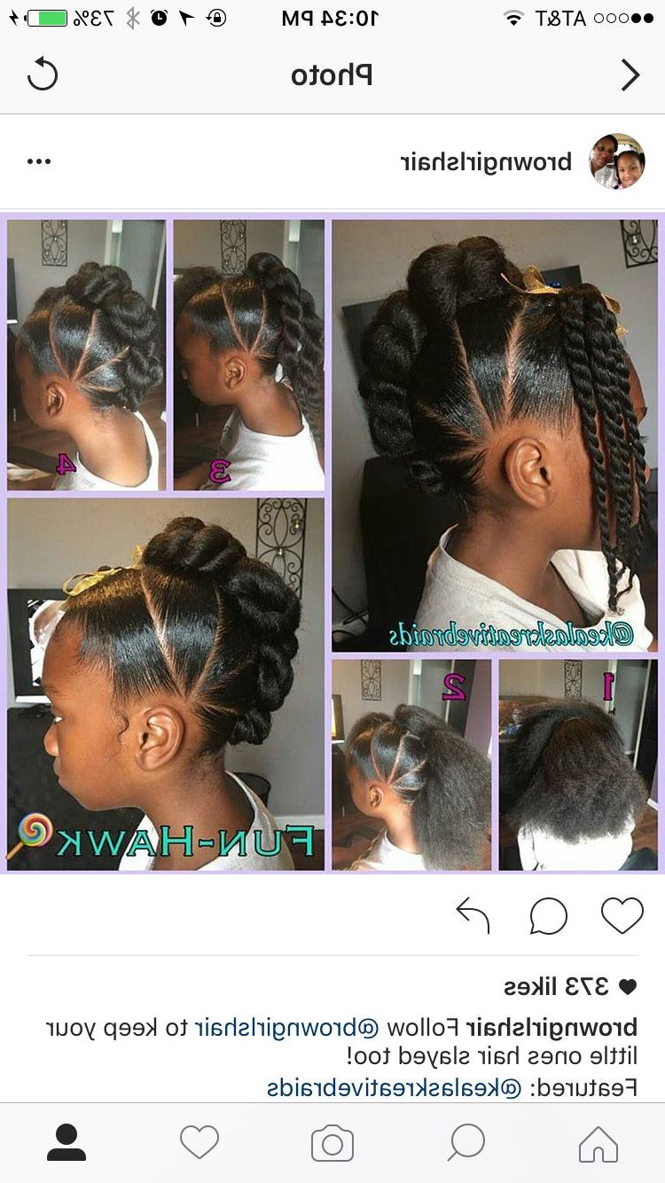 Would You Want To Spend This Much Time On These Chunky & Beautiful Intended For Popular Ride The Wave Mohawk Hairstyles (View 14 of 20)