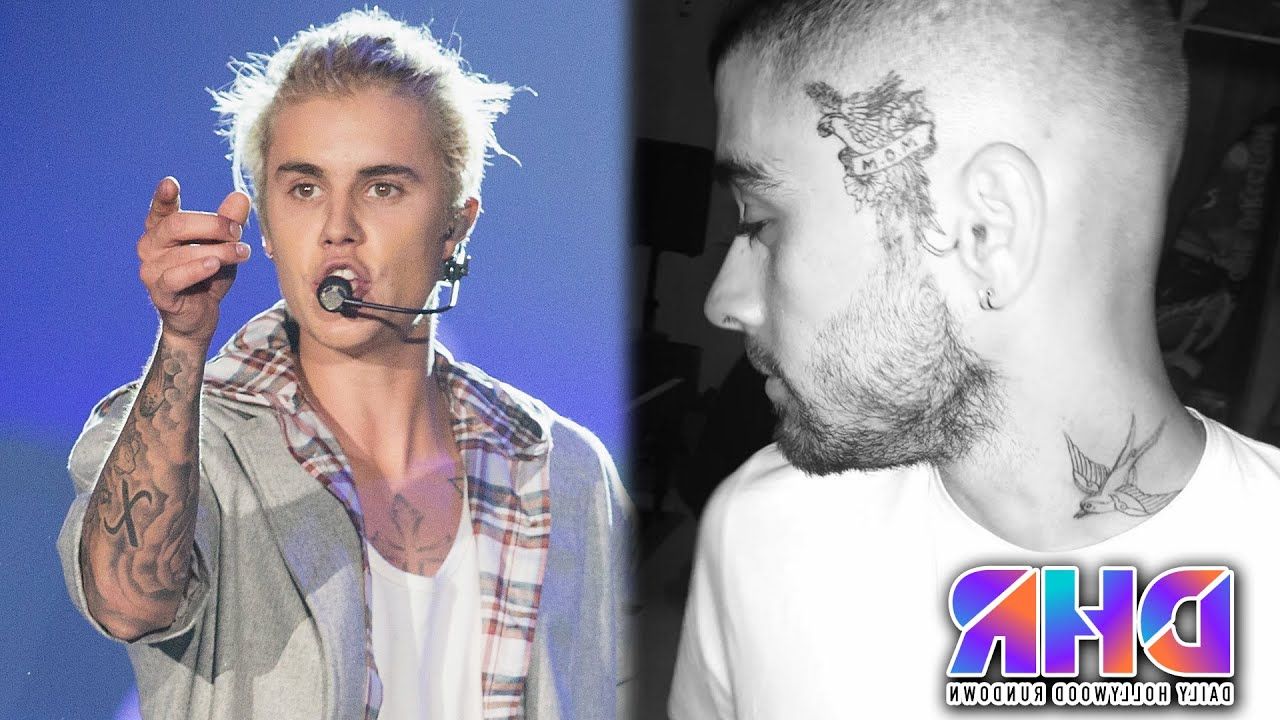 Zayn Tattoos His Face! Justin Bieber Performs New Song 'insecurities For Preferred Tattoo You Tonight Faux Hawk Hairstyles (View 19 of 20)