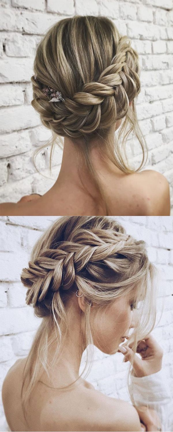 25 Chic Updo Wedding Hairstyles For All Brides In Famous Sparkly Chignon Bridal Updos (View 7 of 20)