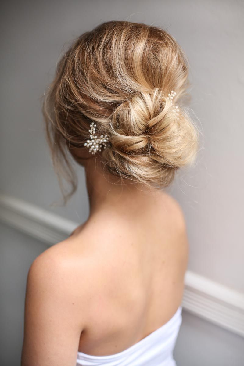5 Absolutely Gorgeous Romantic Wedding Hairstyles – The Content Wolf Pertaining To Recent Simple Laid Back Wedding Hairstyles (View 11 of 20)