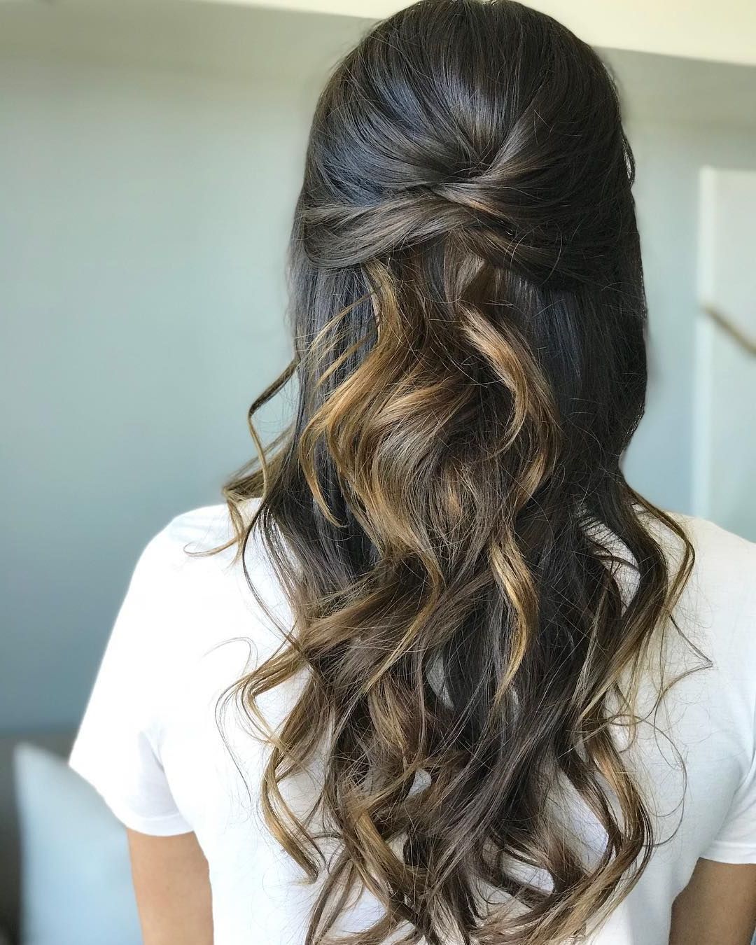 Braids,half Up Half Down Hairstyle , Boho Hairstyle ,updo ,wedding Inside Widely Used Dimensional Waves In Half Up Wedding Hairstyles (View 11 of 20)