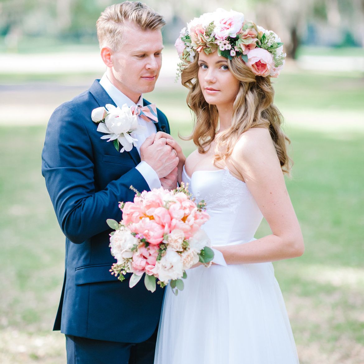 Bridalguide Regarding 2018 Floral Crown Half Up Half Down Bridal Hairstyles (View 13 of 20)