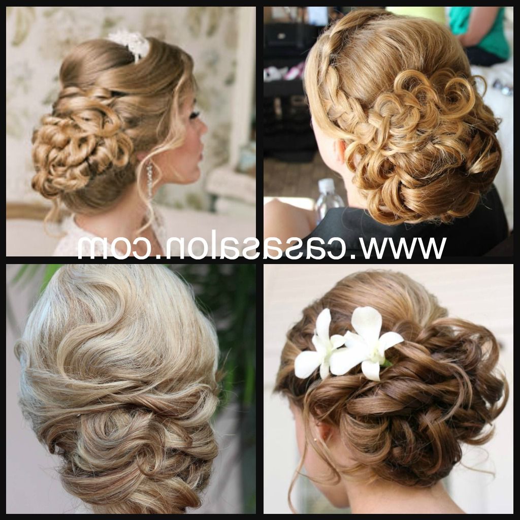 Casa Salon Bridal Hair And With Regard To Most Popular Wedding Low Bun Bridal Hairstyles (View 6 of 20)