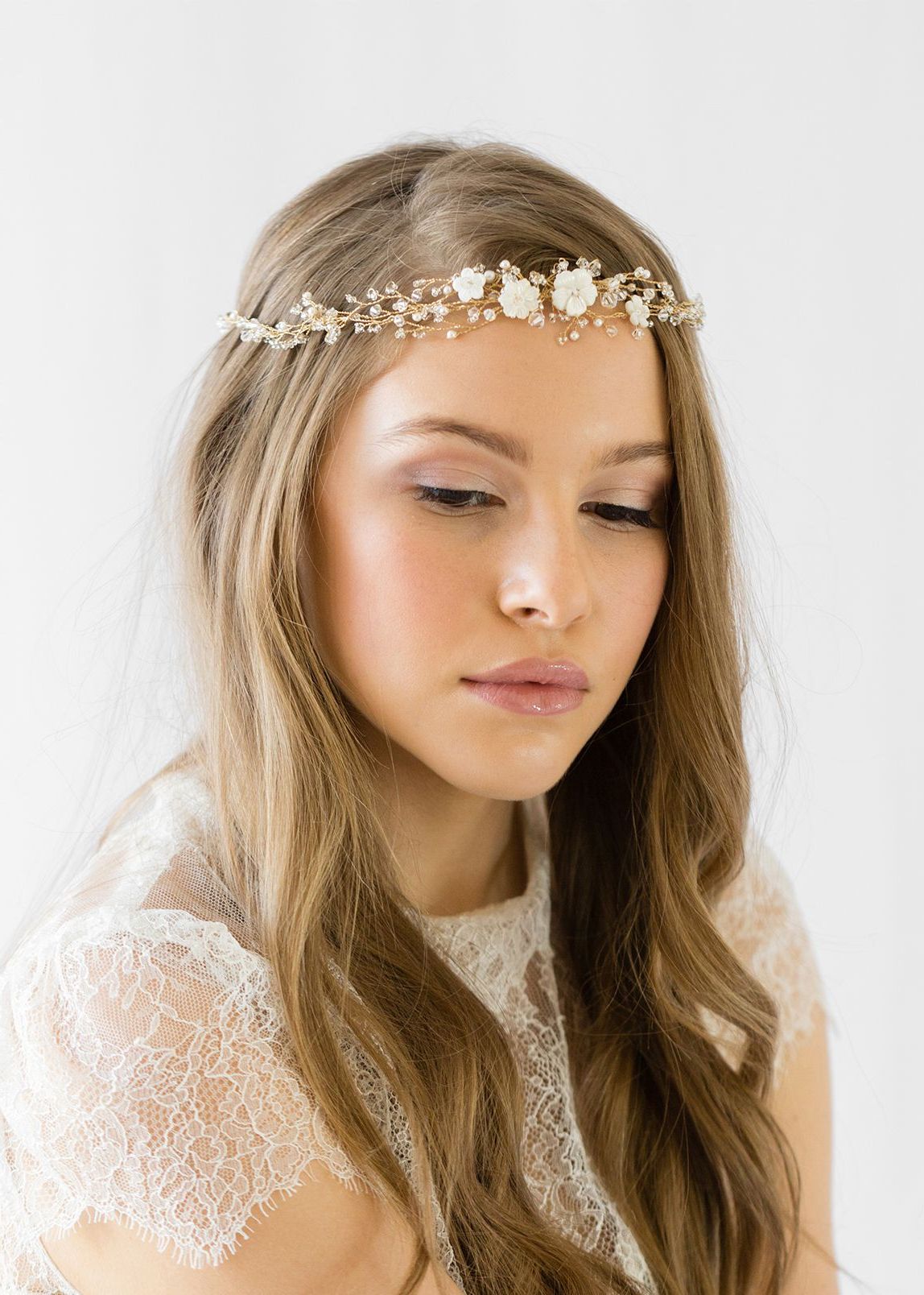 Crystal And Pearl Bridal Headband – Tania Maras (View 9 of 20)