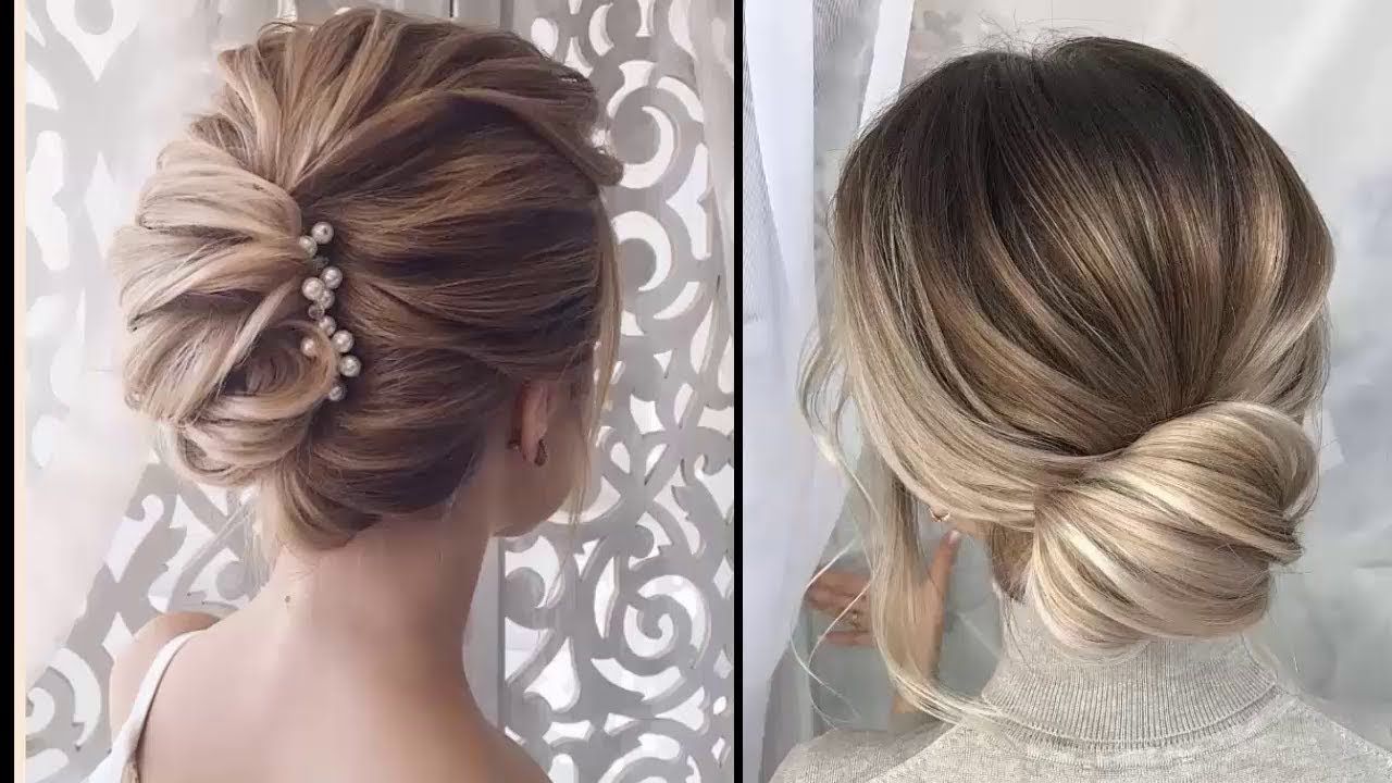 Easy Elegant Updos For Thin Hair – Easy Prom Hairstyles For Short Pertaining To Well Liked Low Messy Chignon Bridal Hairstyles For Short Hair (View 7 of 20)
