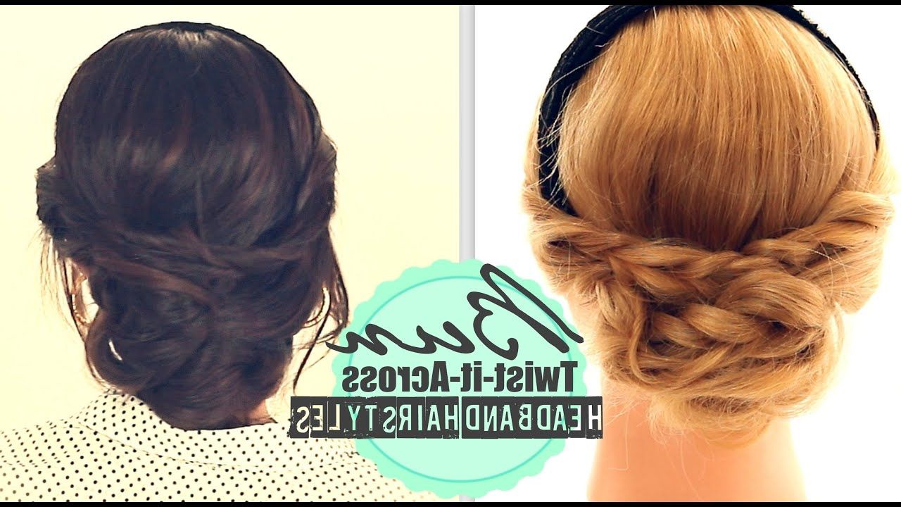 Everyday Bun Twisted Updo For Medium Intended For Most Recent Voluminous Chignon Wedding Hairstyles With Twists (View 15 of 20)