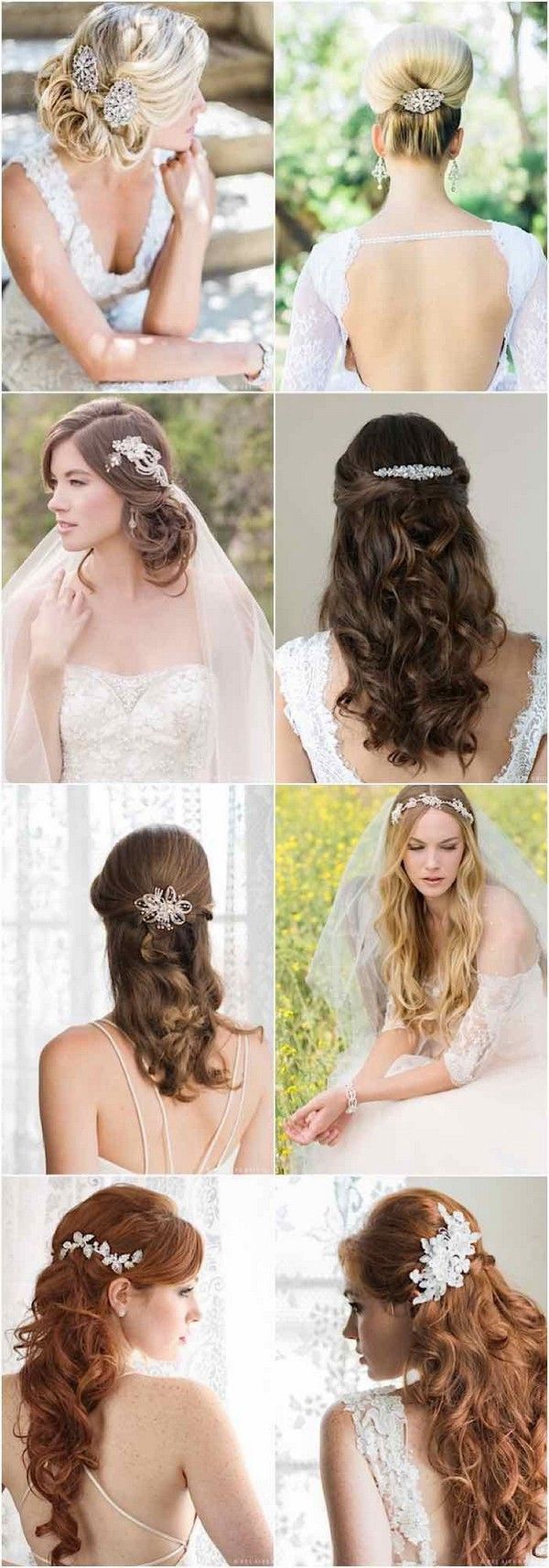 Favorite Bridal Chignon Hairstyles With Headband And Veil In 100+ Romantic Long Wedding Hairstyles 2019 – Curls, Half Up, Updos (View 16 of 20)