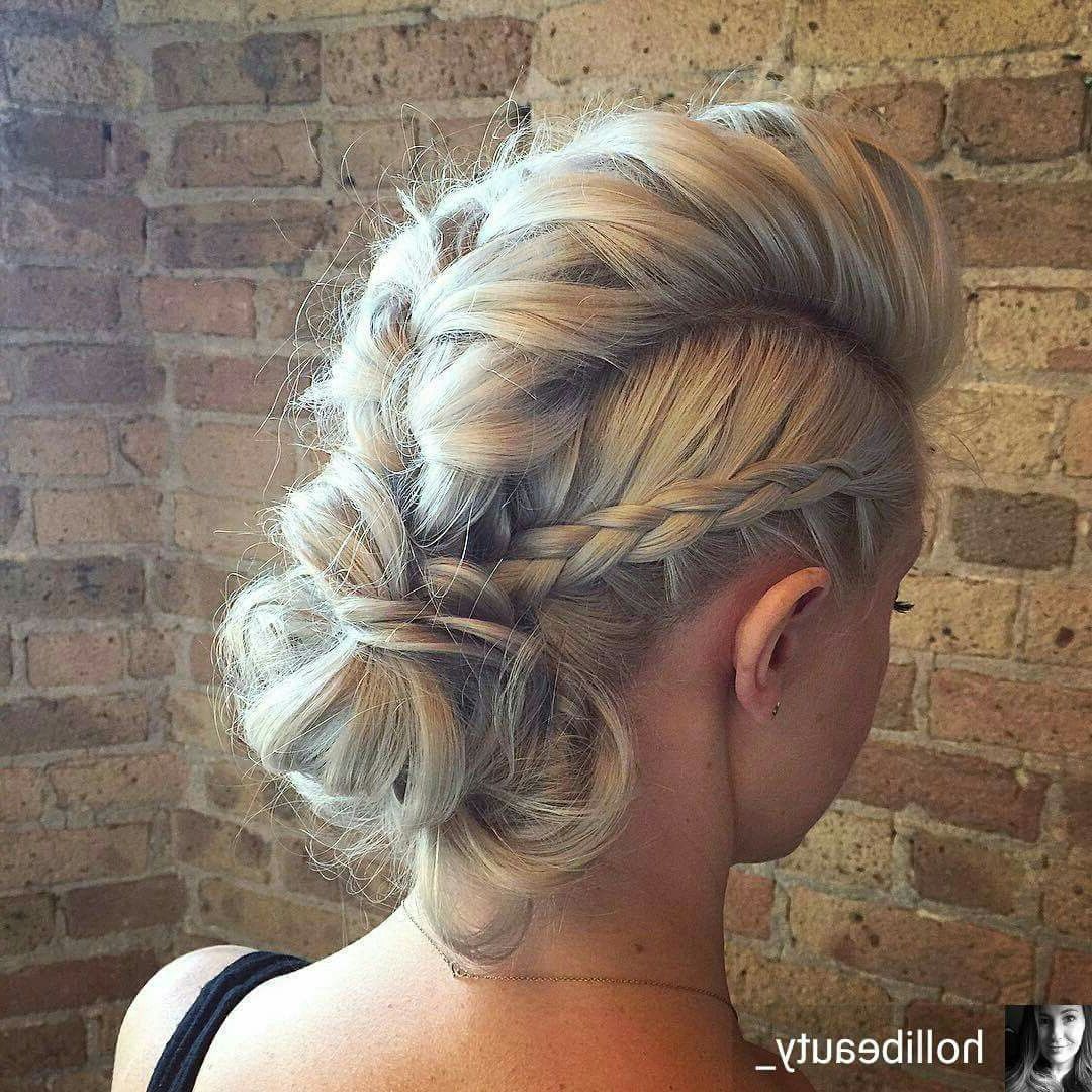 Hair Styles Within Most Popular Formal Faux Hawk Bridal Updos (View 15 of 20)