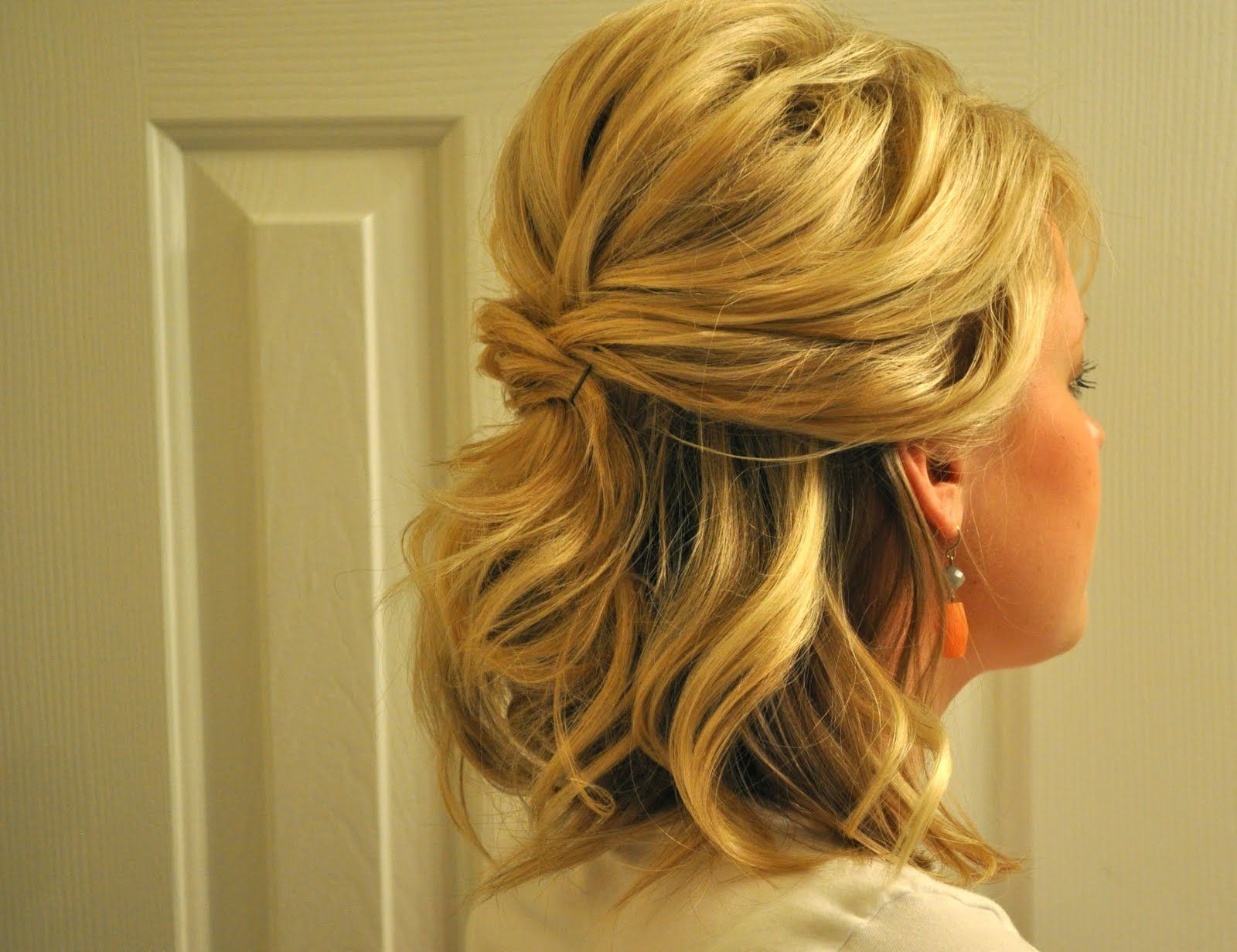 Half Up To Full Updo – The Small Things Blog Intended For Best And Newest Twisted And Pinned Half Up Wedding Hairstyles (View 16 of 20)