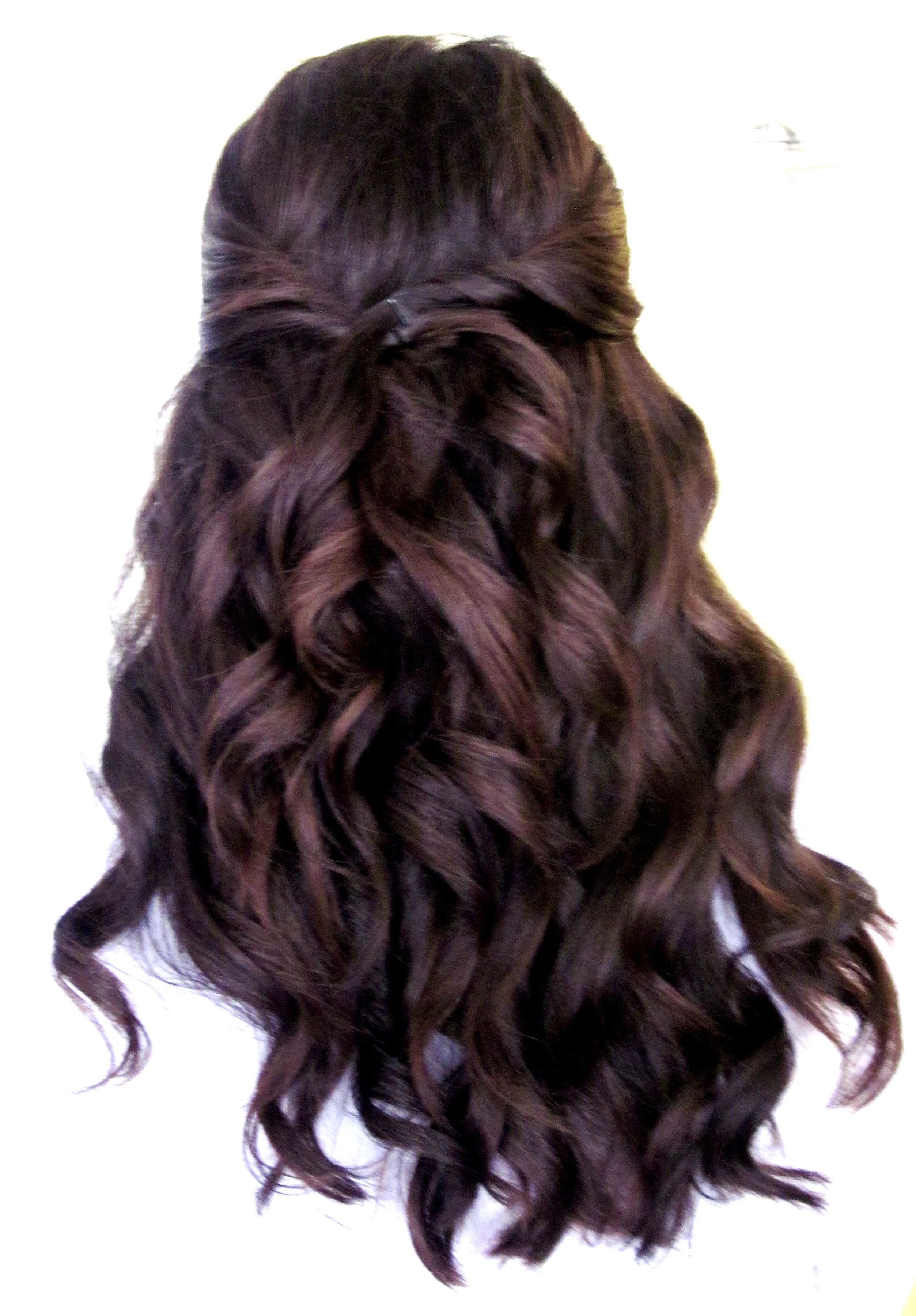 Loose Curls, A Few Pinned Back One Of My Favorite Hair Styleswait In Well Liked Fabulous Cascade Of Loose Curls Bridal Hairstyles (View 8 of 20)