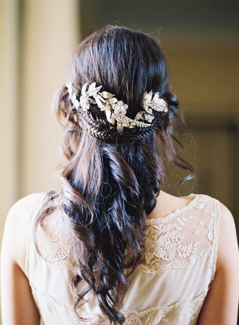 Most Up To Date Neat Bridal Hairdos With Headband With Half Up, Half Down Wedding Hairstyles For Every Type Of Bride (View 18 of 20)