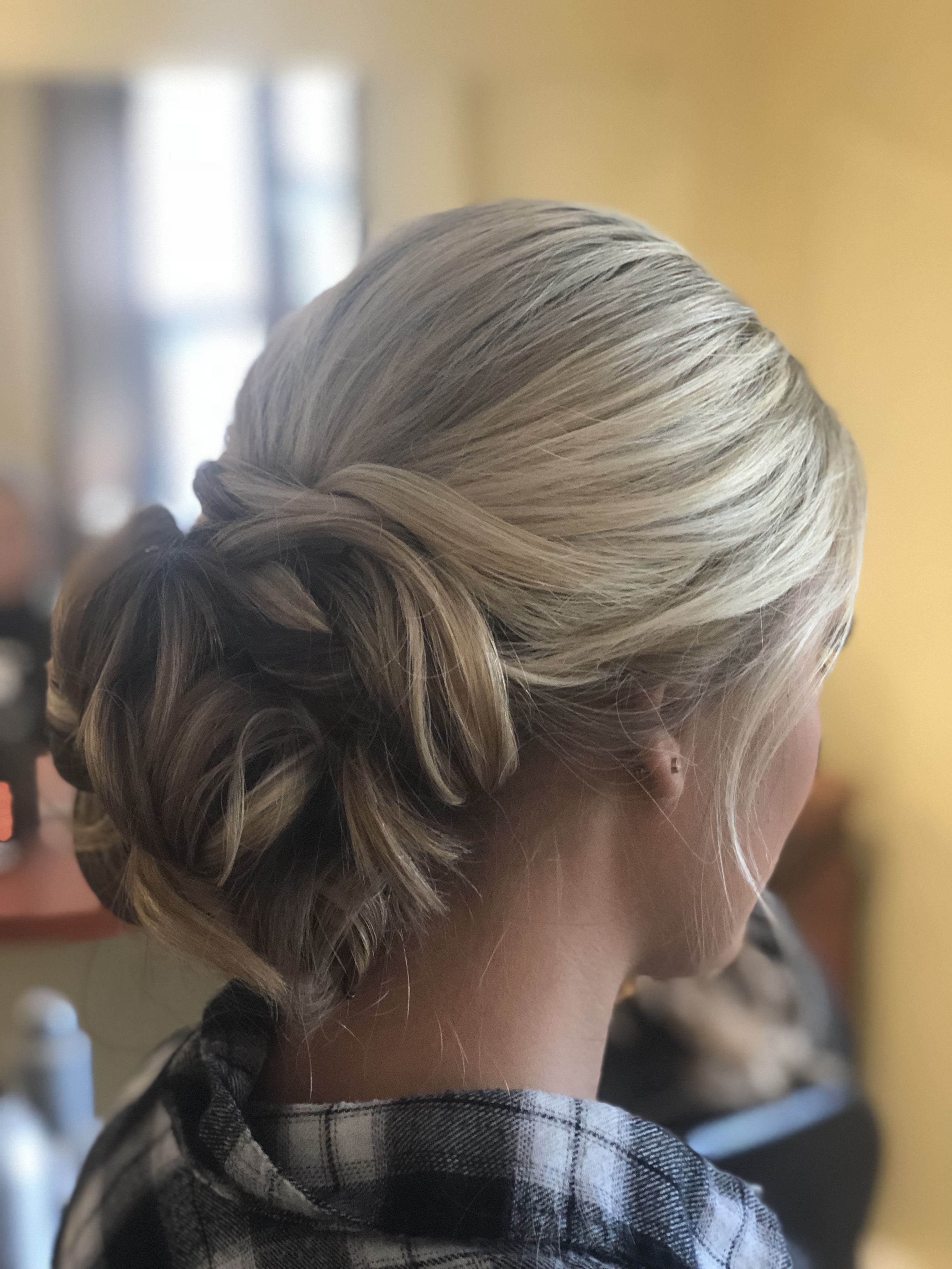 My Hairstylist Throughout Best And Newest Twisted Low Bun Hairstyles For Wedding (View 9 of 20)