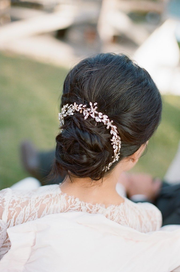 The 60 Prettiest Bridal Hairstyles From Real Weddings (View 9 of 20)