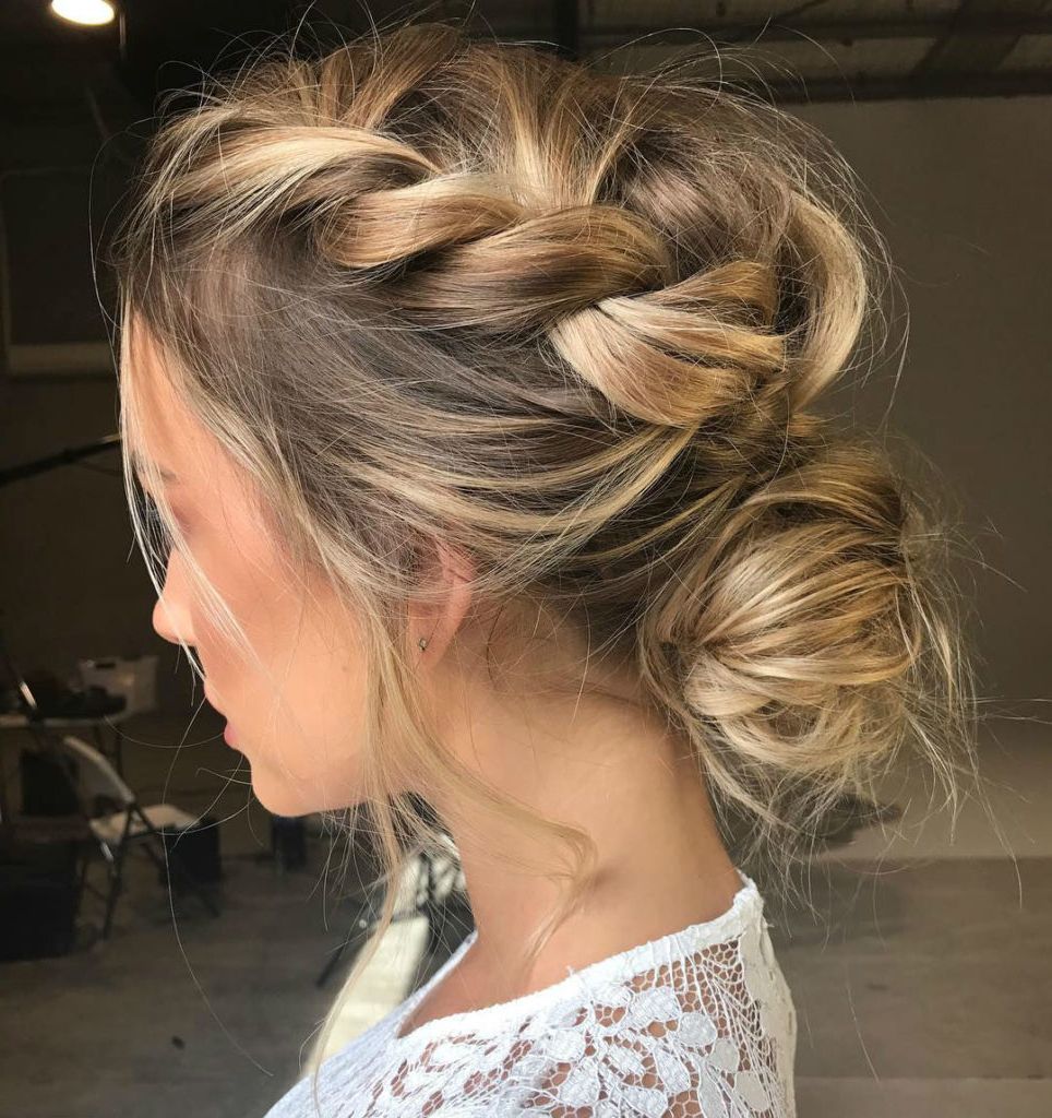 The Ultimate Wedding Hair Styles Of 2018 Throughout Most Recently Released Natural Looking Braided Hairstyles For Brides (View 8 of 20)
