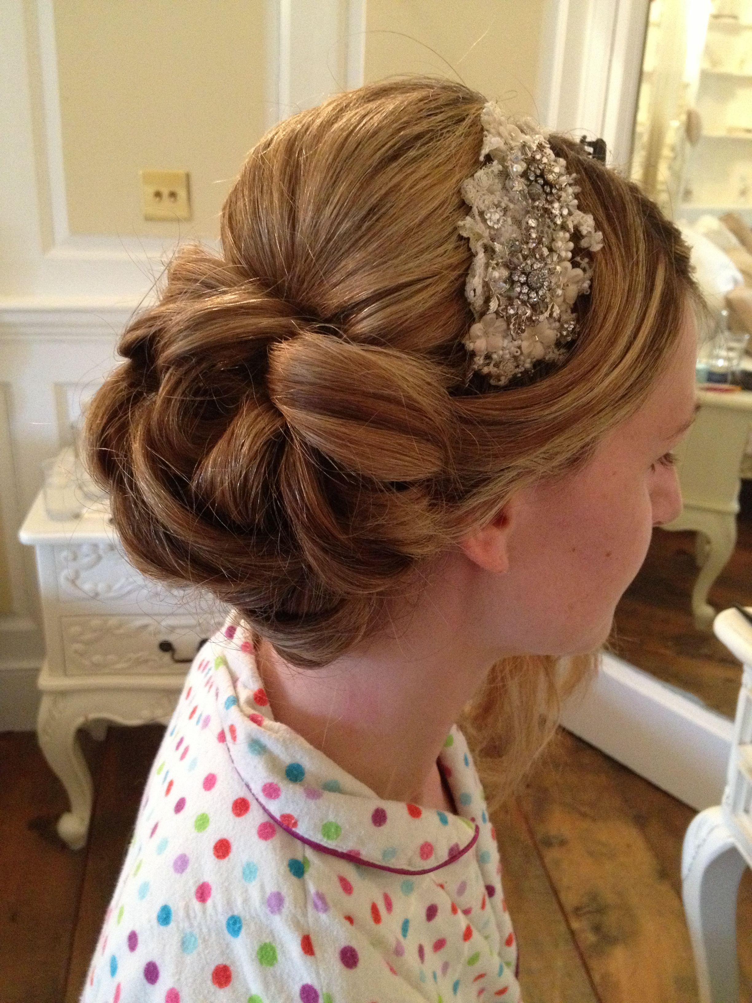 Wedding In Well Known Sparkly Chignon Bridal Updos (View 4 of 20)