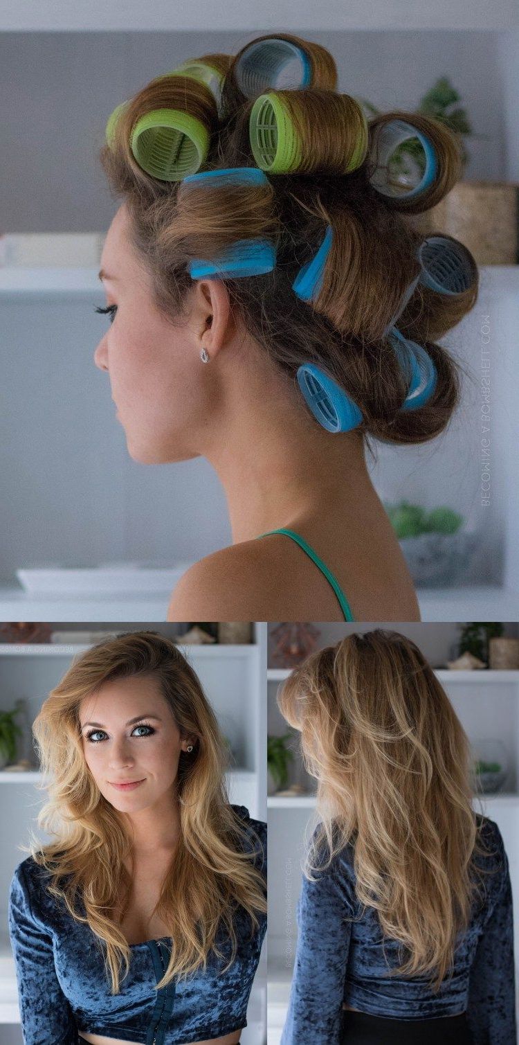 Well Liked Large Hair Rollers Bridal Hairstyles With How To Use Velcro Rollers For Voluminous Hair (View 1 of 20)