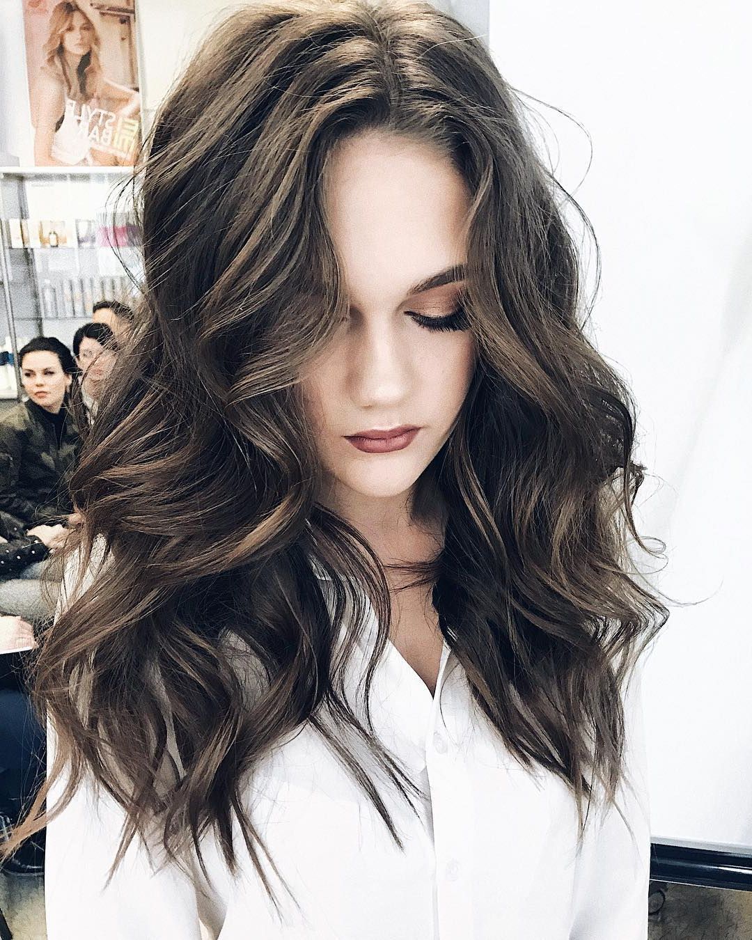 10 Gorgeous Long Wavy Perm Hairstyles, Long Hair Styles 2019 Inside Widely Used Messy Loose Curls Long Hairstyles With Voluminous Bangs (View 6 of 20)